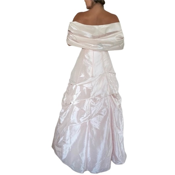 Jovani Strapless Ballgown Light Pink - Picture 4 of 5